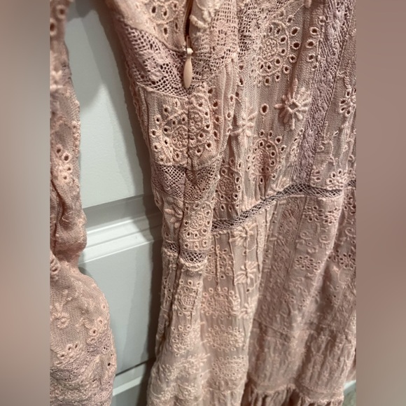 Like new Loveshackfancy pink cheri dress in Sz 10 - Picture 4 of 9